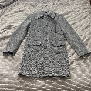 Mossimo Supply Co. Black and White Trench Coat